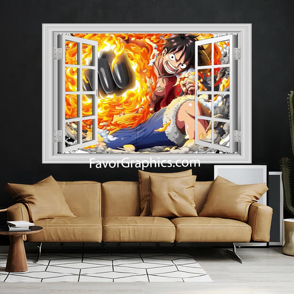 Monkey D. Luffy Vinyl Wall Art Decal Sticker Poster Print Mural