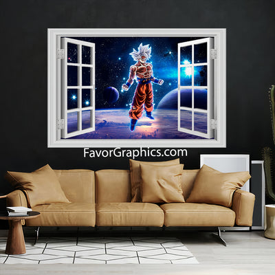 Ultra Instinct Goku Vinyl Wall Art Decal Sticker Poster Print Mural