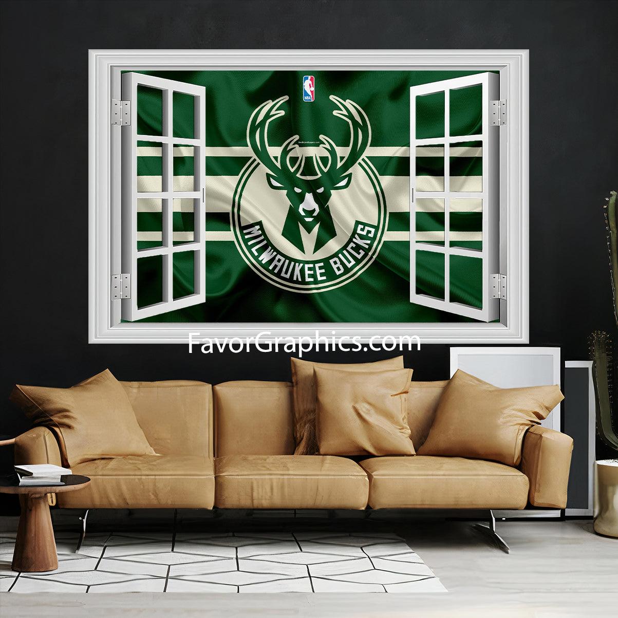 Milwaukee Bucks Vinyl Wall Art Decal Sticker Poster Print Mural