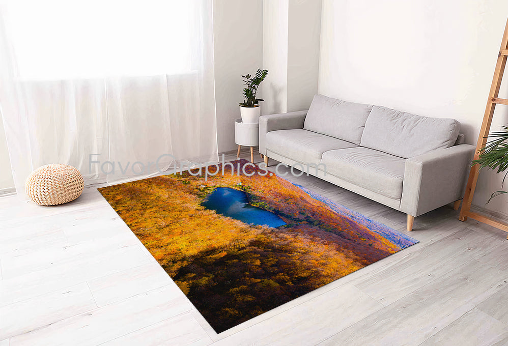 Autumm Forest Home Bedroom Decor Rug Carpet Mat