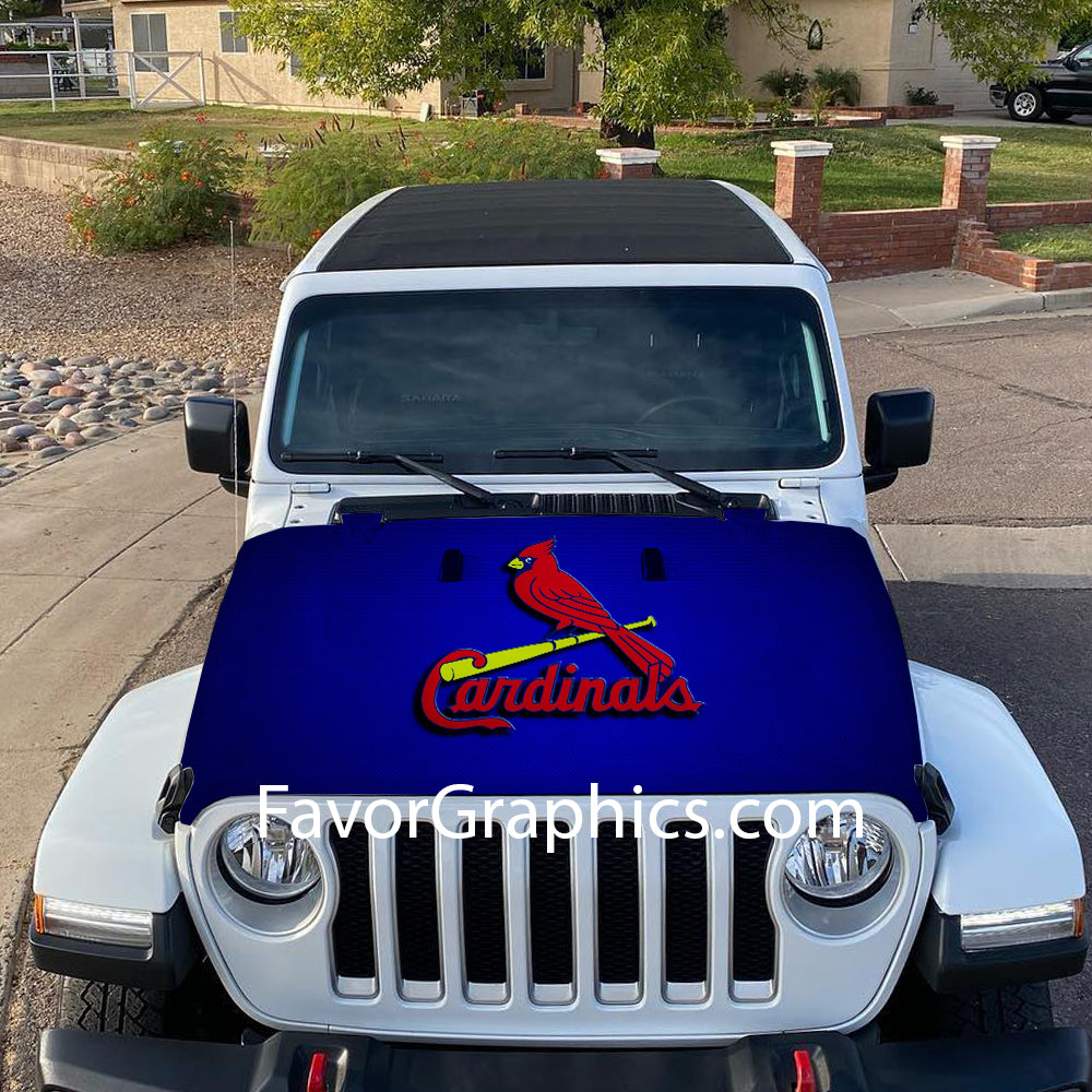 St. Louis Cardinals Itasha Car Vinyl Hood Wrap