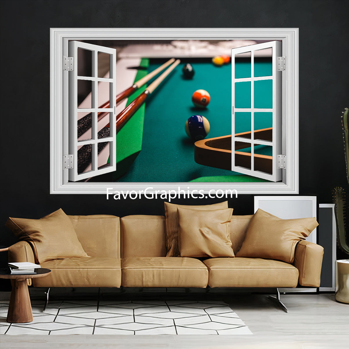 Billiard Vinyl Wall Art Decal Sticker Poster Print Mural