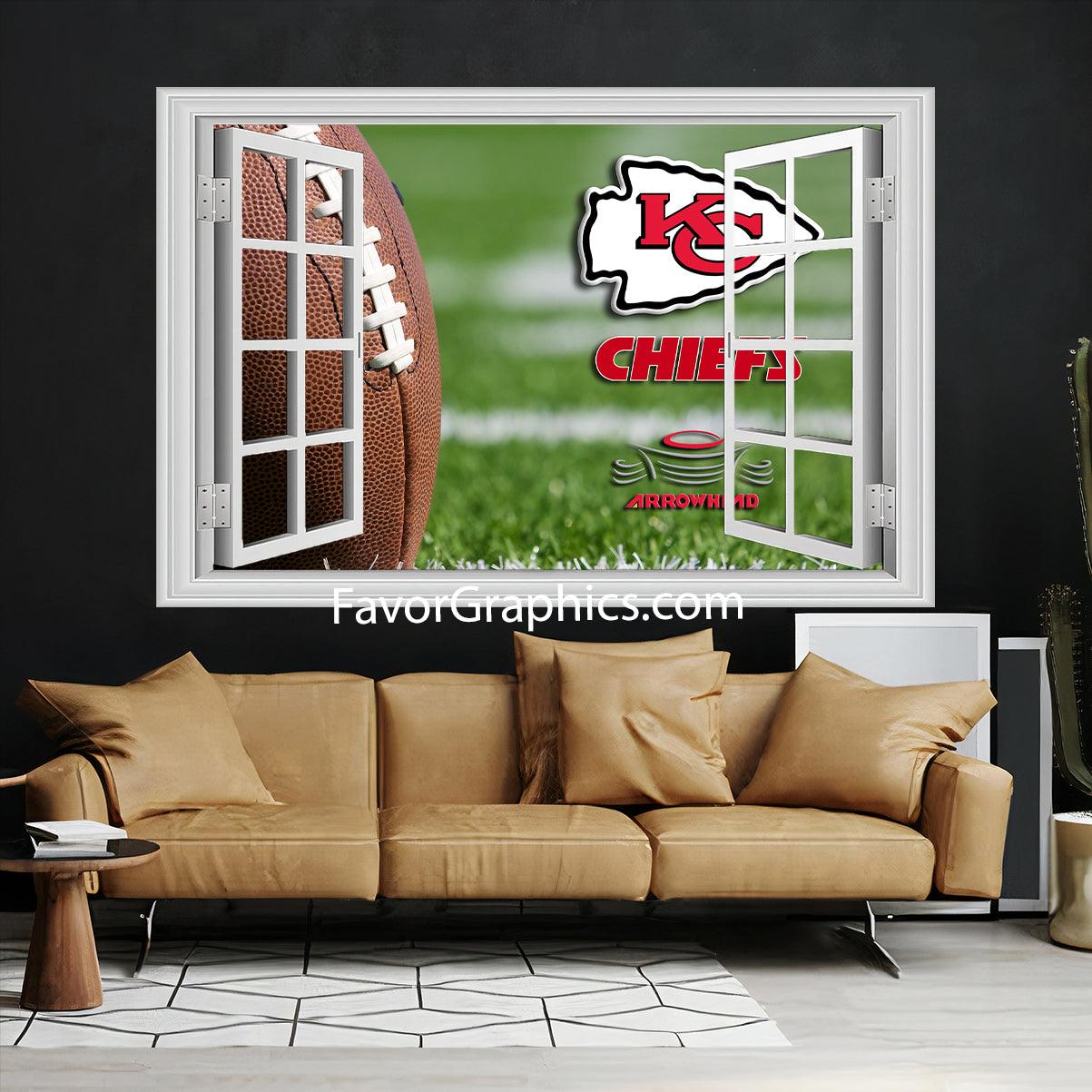 Kansas City Chiefs Vinyl Wall Art Decal Sticker Poster Print Mural