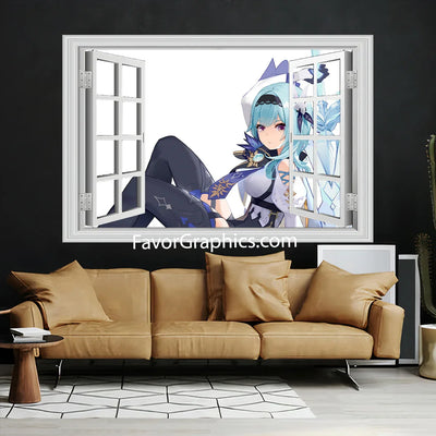 Eula (Genshin impact) Vinyl Wall Art Decal Sticker Poster Print Mural