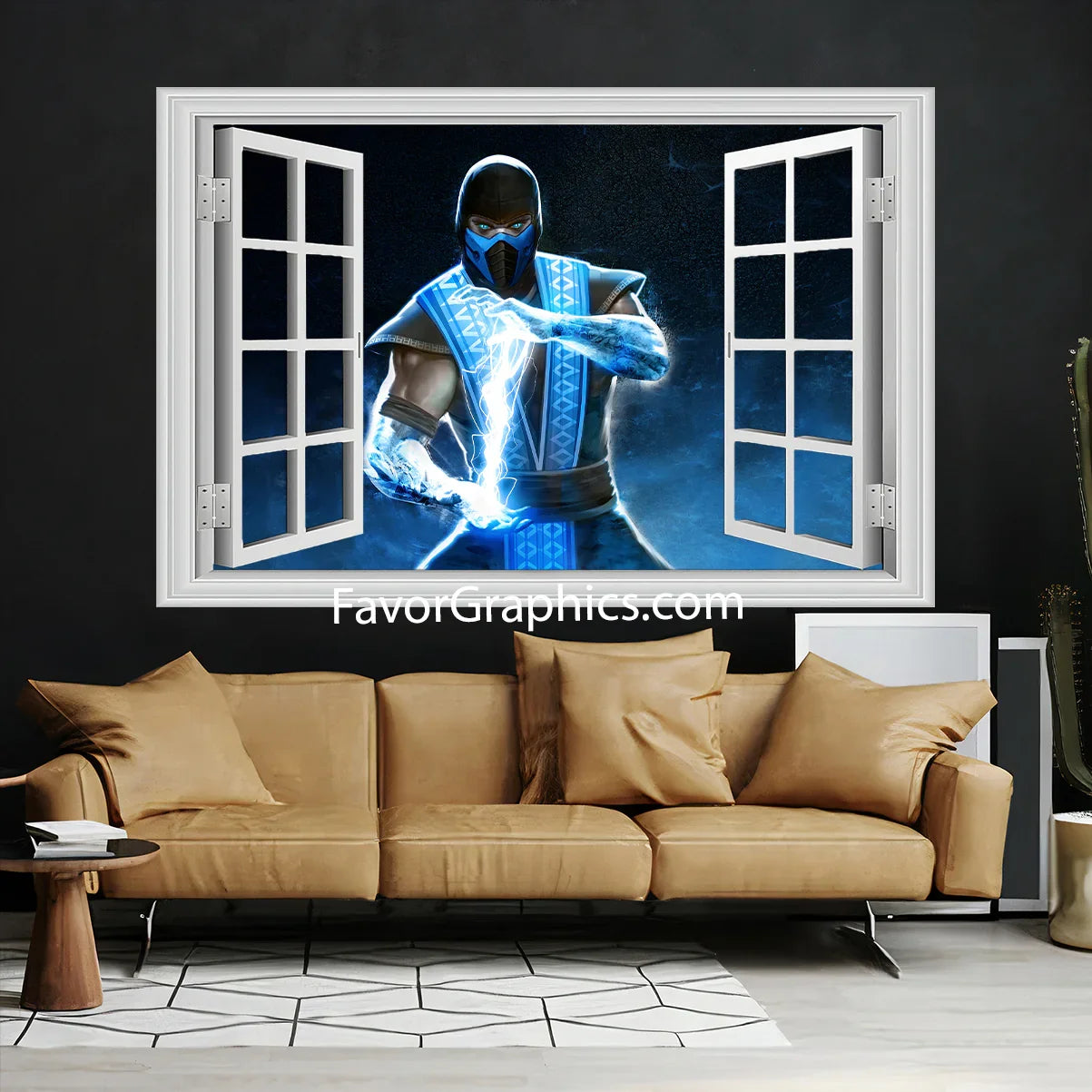 Sub Zero Mortal Kombat Vinyl Wall Art Decal Sticker Poster Print Mural