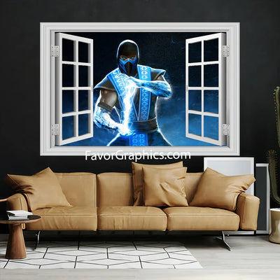 Sub Zero Mortal Kombat Vinyl Wall Art Decal Sticker Poster Print Mural