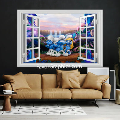 The Smurfs Vinyl Wall Art Decal Sticker Poster Print Mural