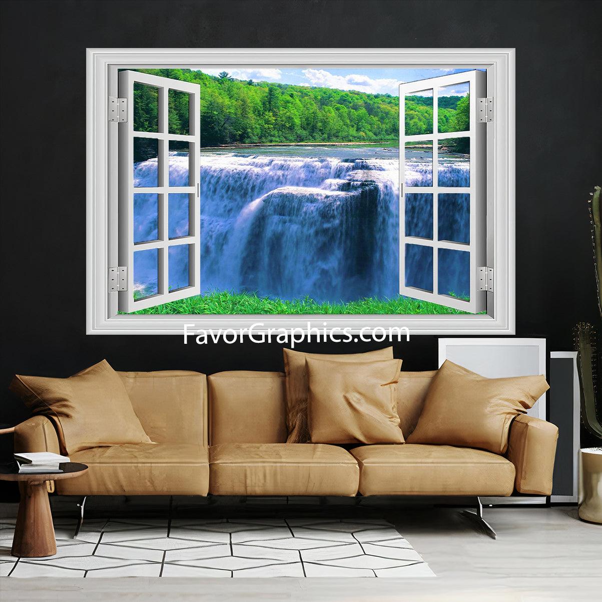 Waterfall Vinyl Wall Art Decal Sticker Poster Print Mural