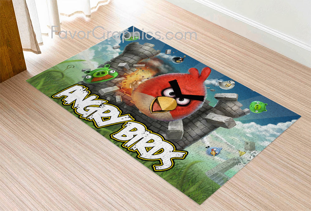 Angry Birds Home Bedroom Decor Rug Carpet Mat