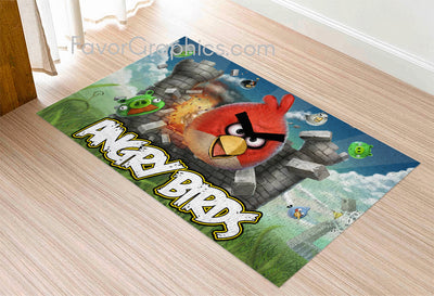 Angry Birds Home Bedroom Decor Rug Carpet Mat