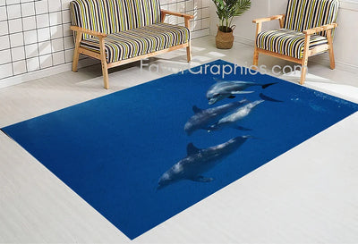 Dolphin Home Bedroom Decor Rug Carpet Mat