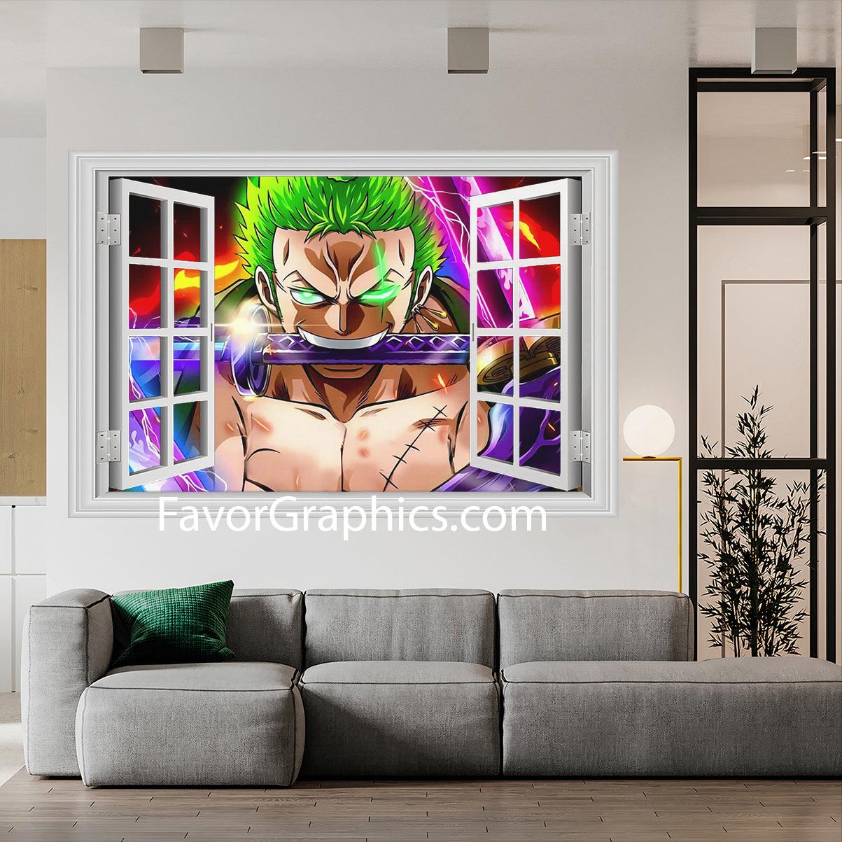 Roronoa Zoro Vinyl Wall Art Decal Sticker Poster Print Mural