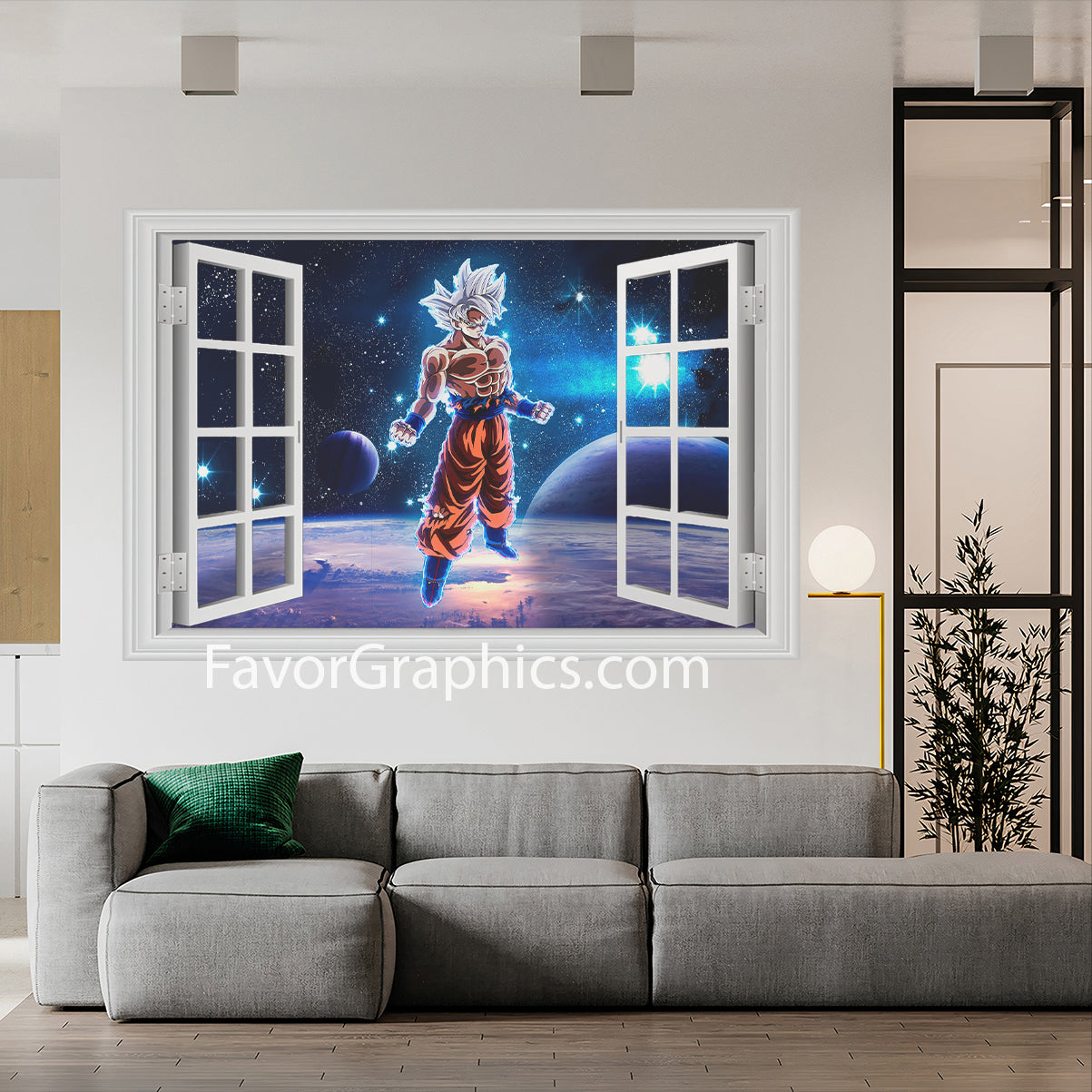 Ultra Instinct Goku Vinyl Wall Art Decal Sticker Poster Print Mural