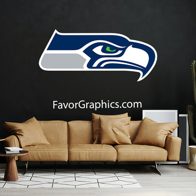 Seattle Seahawks Home Room Wall Vinyl Decal Sticker Mural Poster