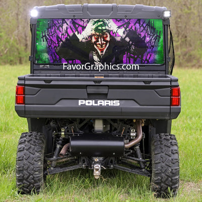 Joker Rear Window Perforated Graphic Vinyl Decal Car Truck UTV