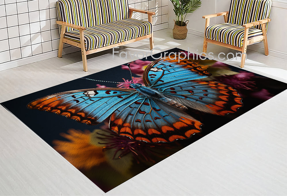 Butterfly Home Bedroom Decor Rug Carpet Mat