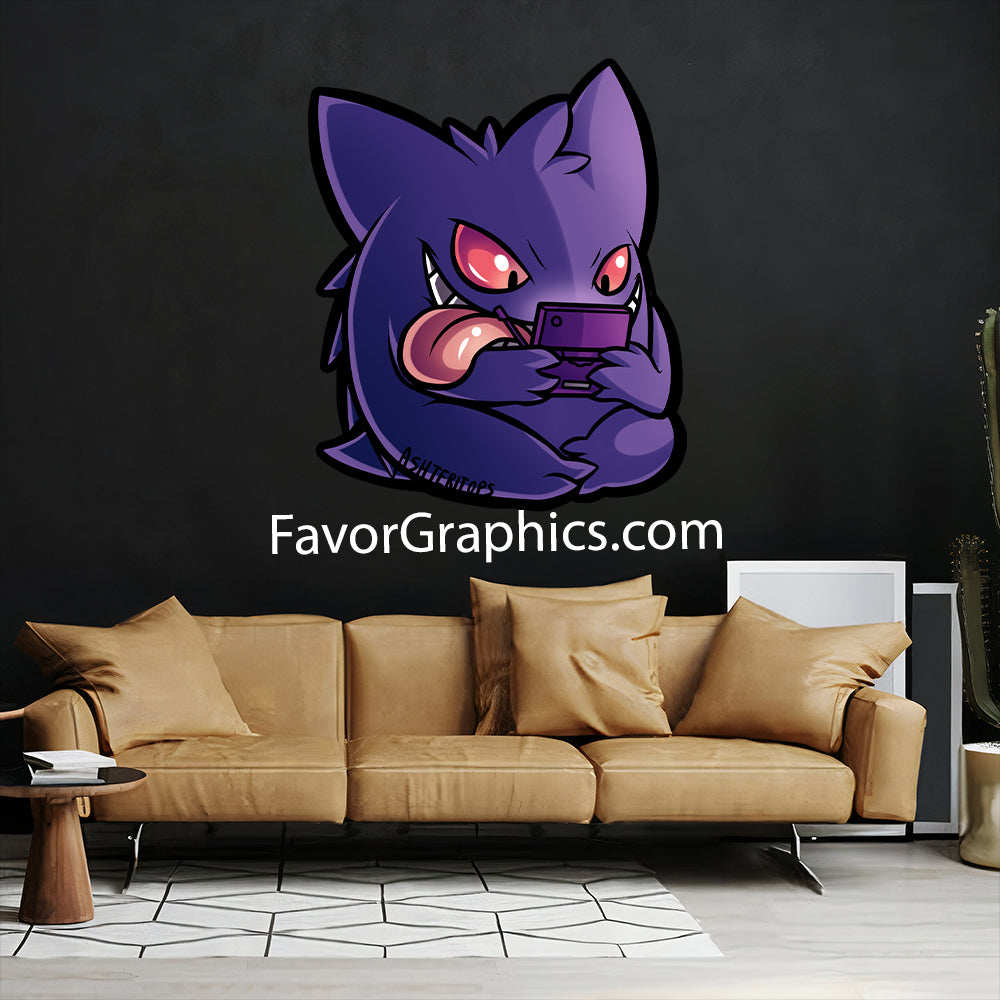 Gengar (Pokemon) Home Room Wall Vinyl Decal Sticker Mural Poster