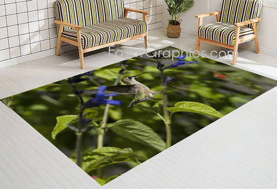 Hummingbird Home Bedroom Decor Rug Carpet Mat