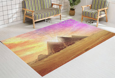 Pyramid Home Bedroom Decor Rug Carpet Mat