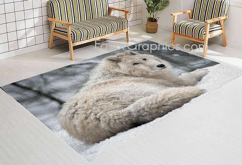 Wolf Home Bedroom Decor Rug Carpet Mat