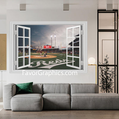 Cincinnati Reds Vinyl Wall Art Decal Sticker Poster Print Mural