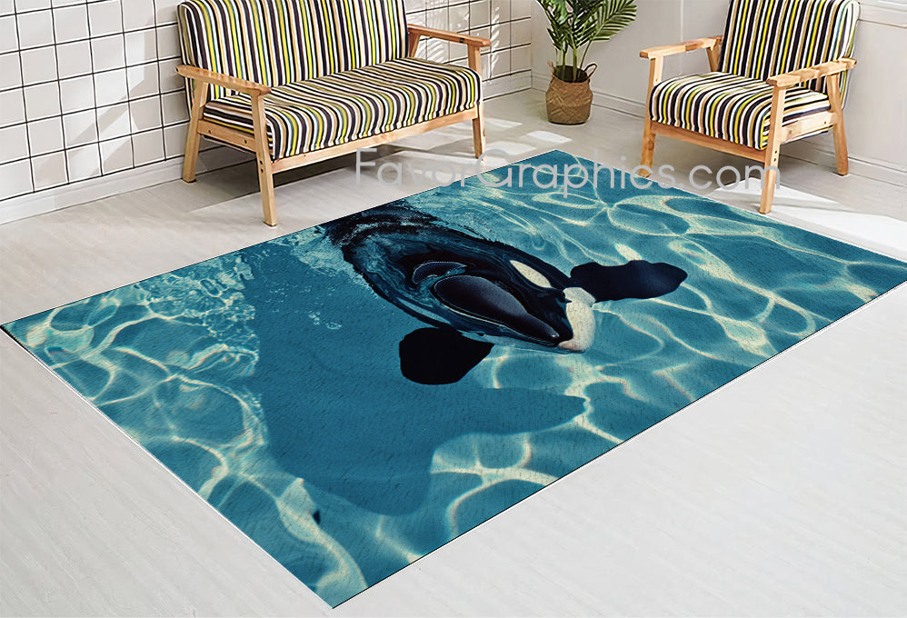 Orca Home Bedroom Decor Rug Carpet Mat