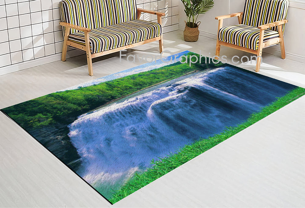 Waterfall Home Bedroom Decor Rug Carpet Mat