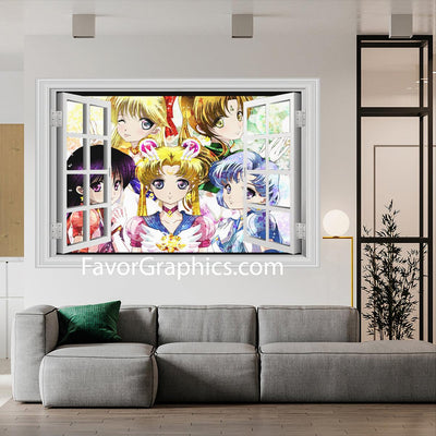 Sailor Moon Vinyl Wall Art Decal Sticker Poster Print Mural