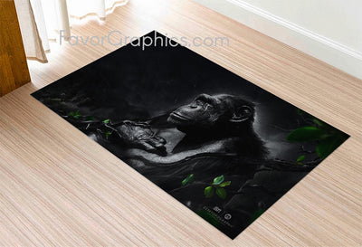 Chimpanzee Home Bedroom Decor Rug Carpet Mat