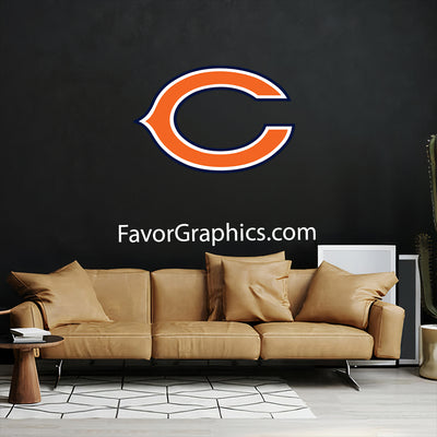 Chicago Bears Home Room Wall Vinyl Decal Sticker Mural Poster