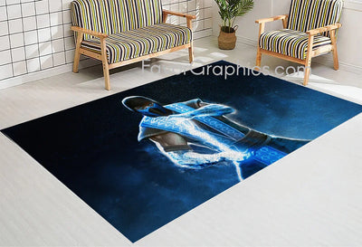Sub Zero Mortal Kombat Home Bedroom Decor Rug Carpet Mat