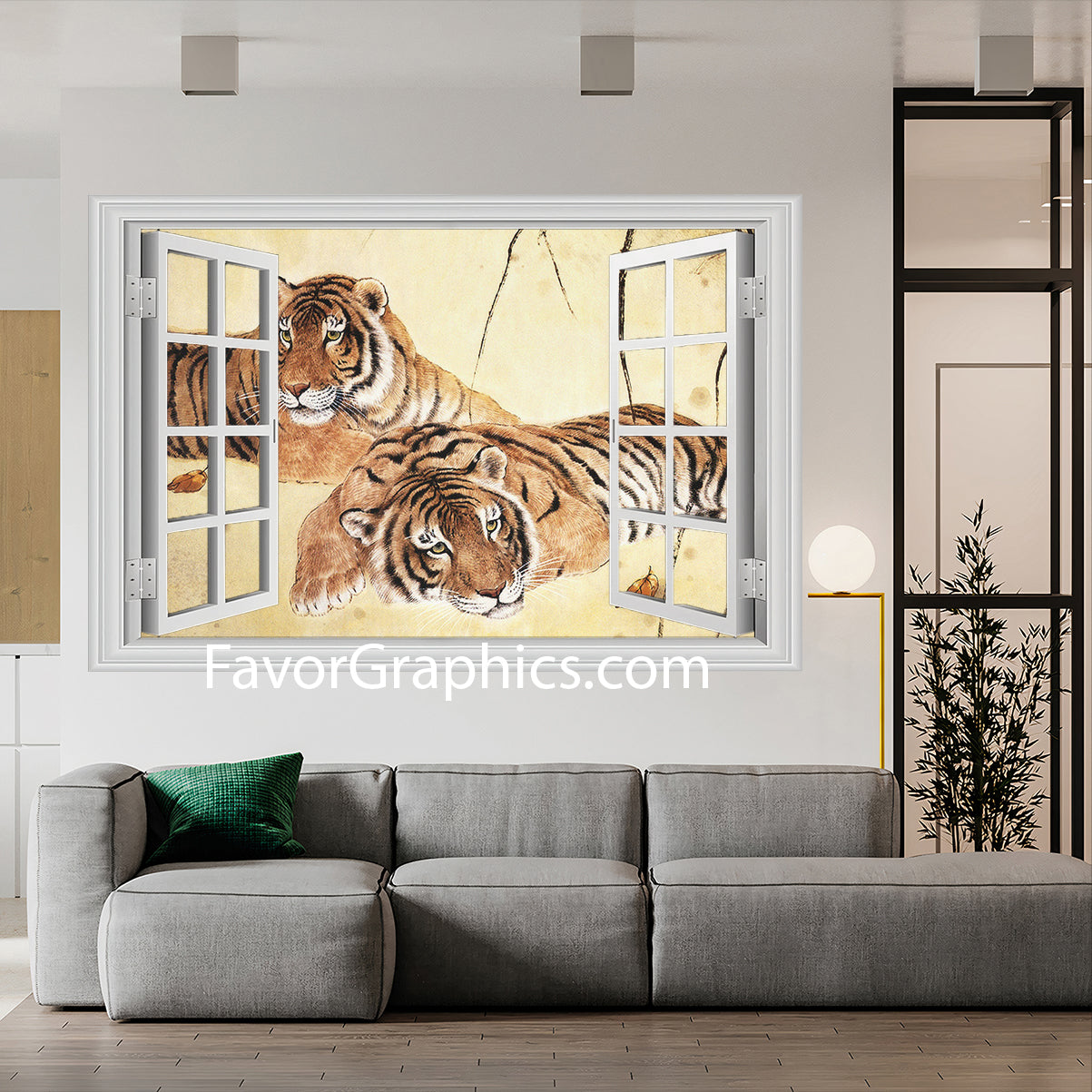 Tiger Vinyl Wall Art Decal Sticker Poster Print Mural