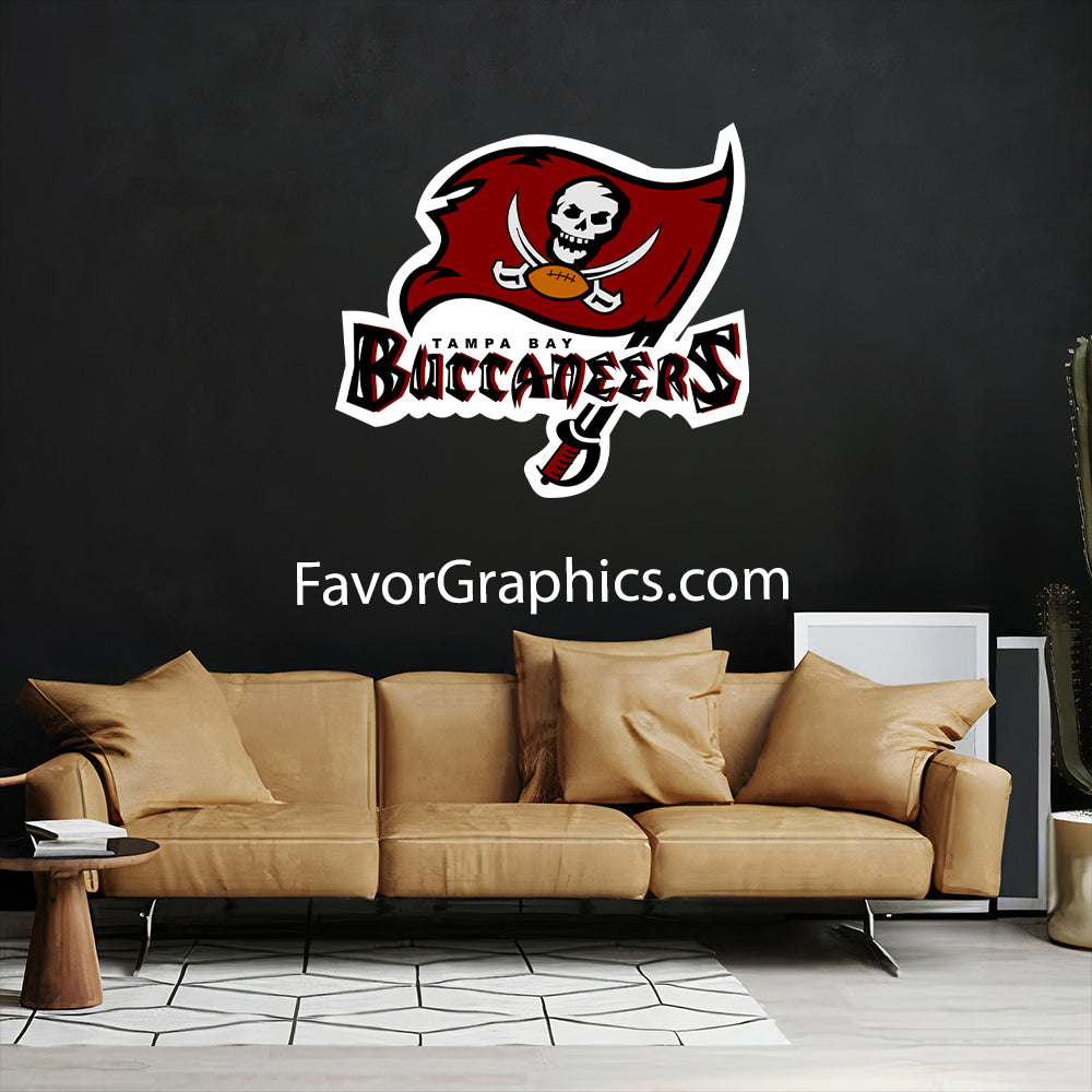 Tampa Bay Buccaneers Home Room Wall Vinyl Decal Sticker Mural Poster