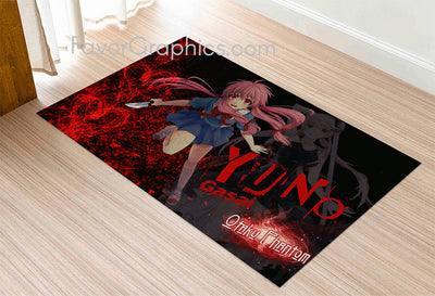 Yuno Gasai Home Bedroom Decor Rug Carpet Mat