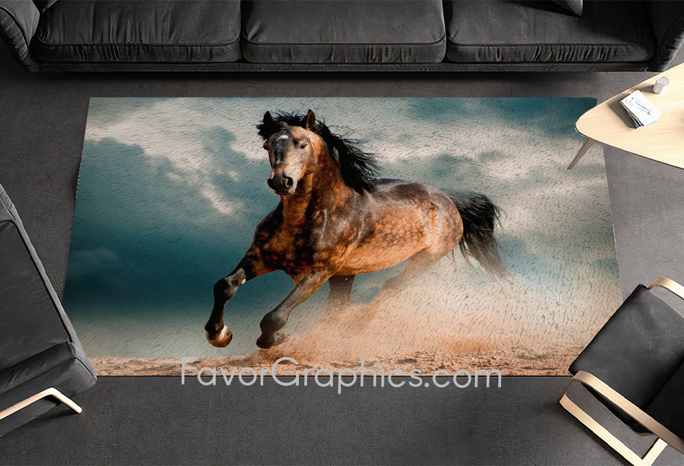 Horse Home Bedroom Decor Rug Carpet Mat