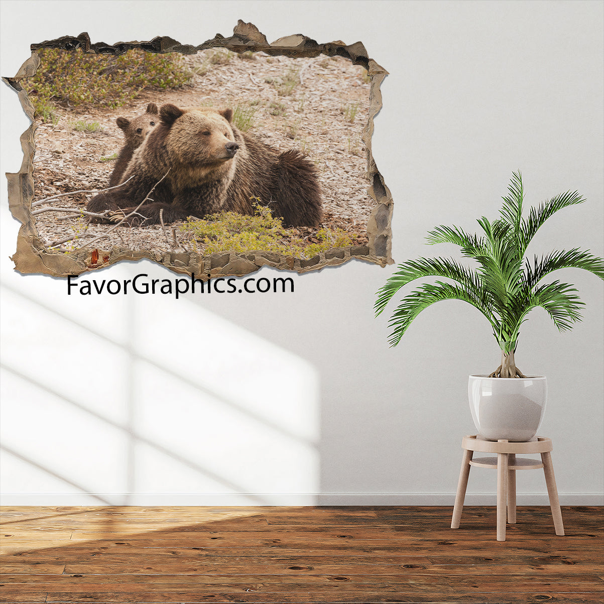 Bear Vinyl Wall Art Decal Sticker Poster Print Mural