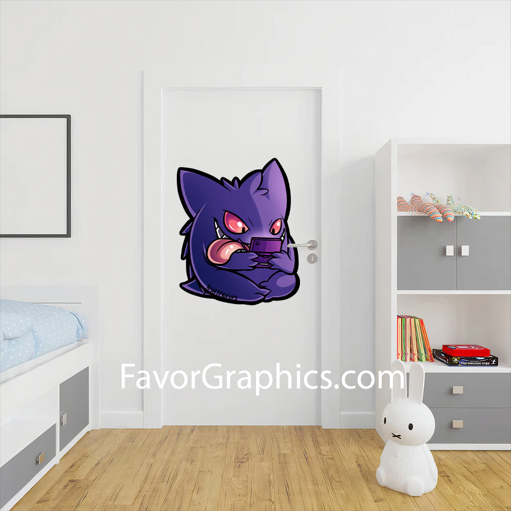 Gengar (Pokemon) Home Room Wall Vinyl Decal Sticker Mural Poster