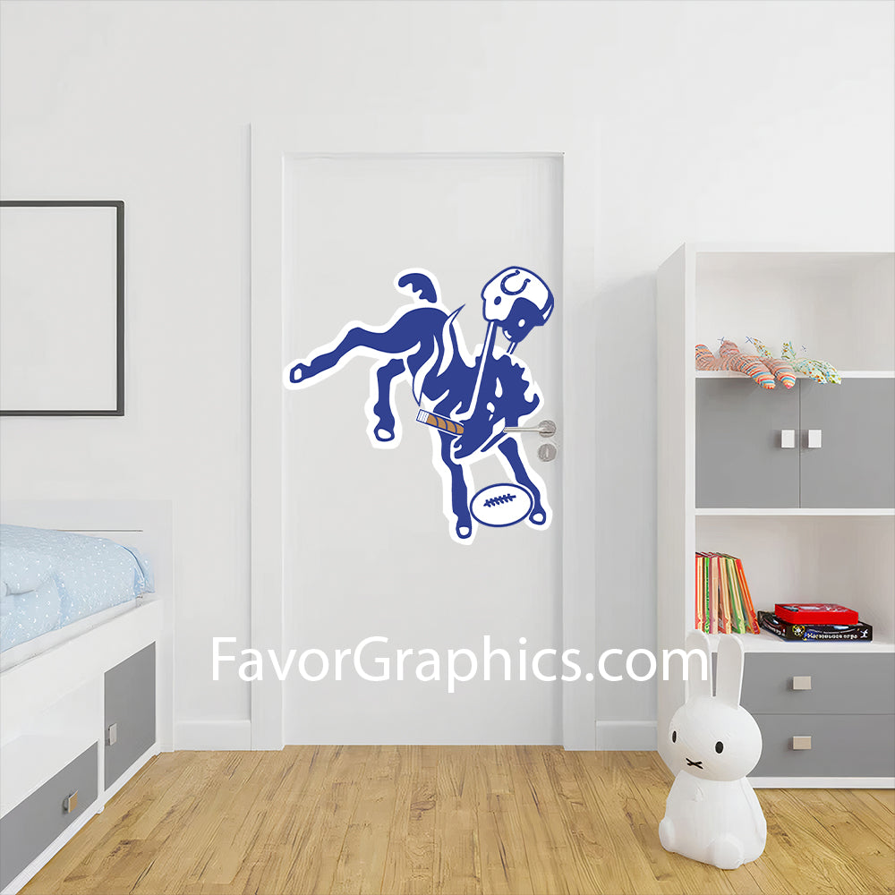 Indianapolis Colts Home Room Wall Vinyl Decal Sticker Mural Poster