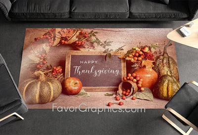 Thanksgiving Home Bedroom Decor Rug Carpet Mat