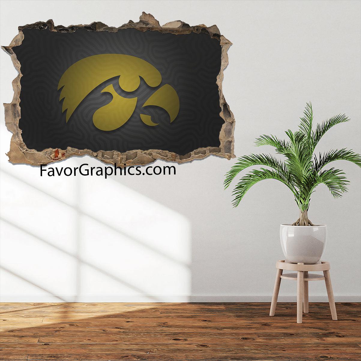 Iowa Hawkeyes Vinyl Wall Art Decal Sticker Poster Print Mural