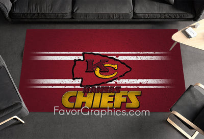 Kansas City Chiefs Home Bedroom Decor Rug Carpet Mat