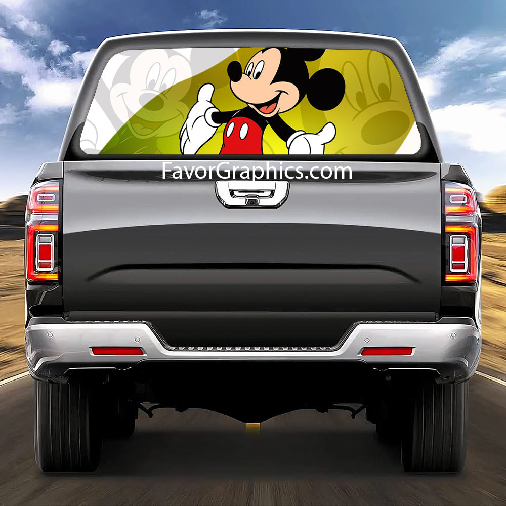 Mickey Mouse Rear Window Perforated Graphic Vinyl Decal Car Truck UTV