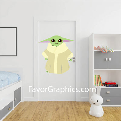 Baby Yoda Home Room Wall Vinyl Decal Sticker Mural Poster