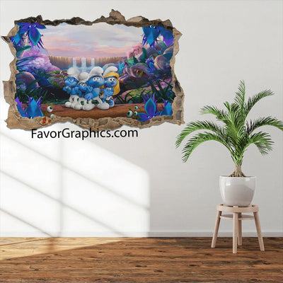 The Smurfs Vinyl Wall Art Decal Sticker Poster Print Mural