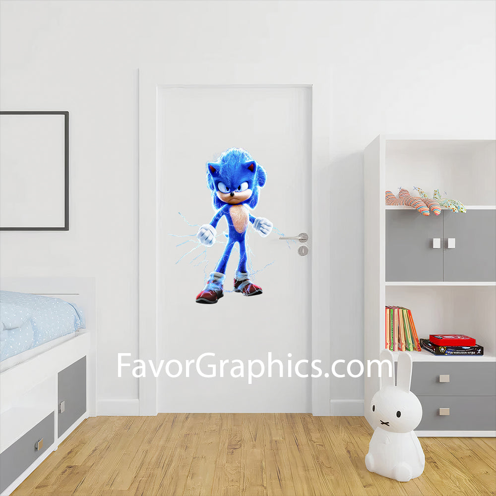 Sonic The Hedgehog Home Room Wall Vinyl Decal Sticker Mural Poster