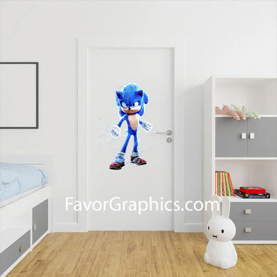 Sonic The Hedgehog Home Room Wall Vinyl Decal Sticker Mural Poster