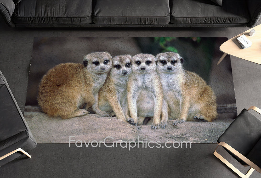 Meerkat Home Bedroom Decor Rug Carpet Mat