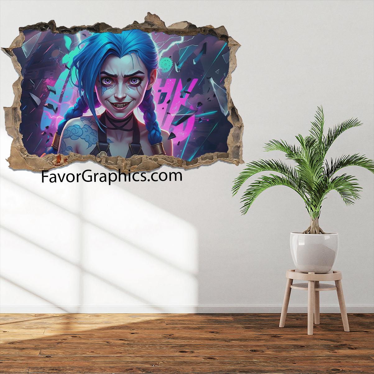 Jinx (League Of Legends) Vinyl Wall Art Decal Sticker Poster Print Mural