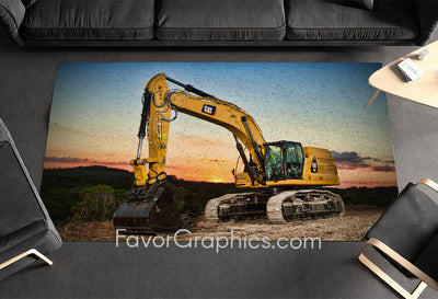 Excavator Home Bedroom Decor Rug Carpet Mat