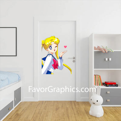 Sailor Moon Home Room Wall Vinyl Decal Sticker Mural Poster